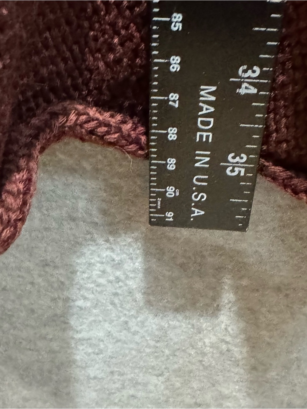 Umgee Ruffle-Front Open Cardigan Sweater - Rust Brown - Picture 6 of 8